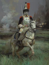 Cuirassier, 2016 (öljy kankaalle)