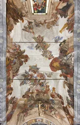 Holvi, jossa freskoja, noin 1696-97.