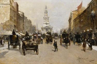 The Strand, Lontoo, 1888