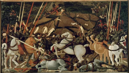 San Romanon taistelu vuonna 1432: Bernardino della Cardan syrjäytyminen