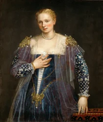 Venetsialaisen naisen muotokuva La Bella Nani, n. 1560.