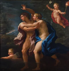 Salmacis ja Hermaphroditus.
