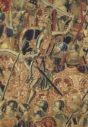 Pastranan kuvakudokset, Tournain valmistus, luultavasti Passchier Grenierin työpajasta, n. 1471 - 1475 (kuvakudos).