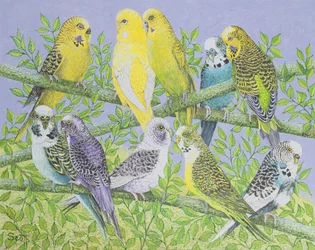 Sweet Talking (akryyli kankaalle)