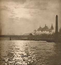 Missä rautatie Doveriin ylittää joen, vuodelta 1935.