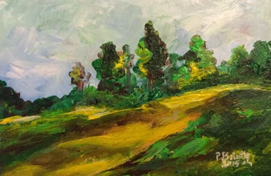 Furcy aamu, 2015 (akryyli kankaalle)