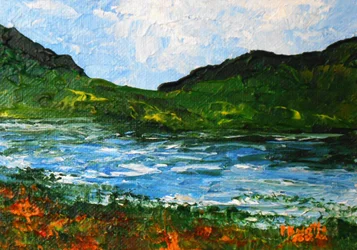 Limbe pastorale, 2016 (akryylia taiteilijataululla)