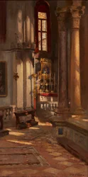 San Zaccaria, Venetsia (öljy kankaalle)