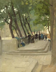 The Book Market Left Bank, Pariisi, noin 1900