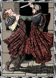 Bruce puukotti Comynin, 1902