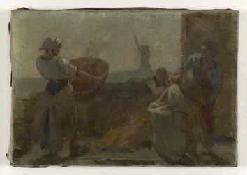 Vehnän historia: Le Criblage: Dombasle-kadun koulun luonnos: luonnos rue Dombaslen koulua varten.