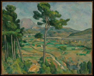 Mont Sainte-Victoire ja Arc-joen laakson maasilta
