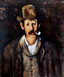 Paul Cézanne "Mies piipulla"