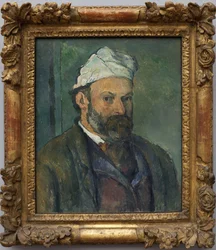 Omakuva. Paul Cezannen (1839-1906) maalaus, öljy kankaalle noin 1880. Ranskalainen taide