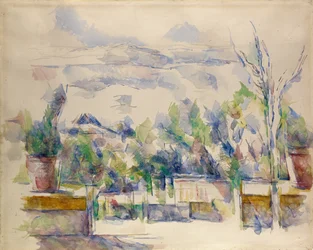 Les Lauvesin puutarhan terassi