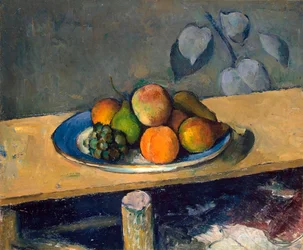 Omenoita, päärynöitä ja viinirypäleitä, 1879-1880