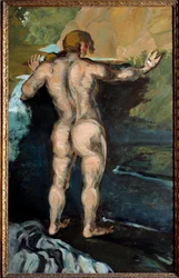 Paul Cezannen (1839-1906) kylpylä ja kalliomaalaus 1868 Norfolk, Chrysler-museo