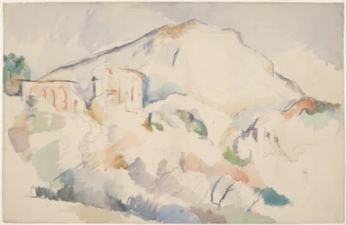 Château Noir ja Mont Sainte-Victoire, noin 1890-1895.