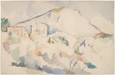Château Noir ja Mont Sainte-Victoire, noin 1890-1895