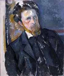 Joachim Gasquetin (1873-1921) muotokuva - Paul Cezanne (1839-1906). Öljy kankaalle, n. 1896. Kansallisgalleria, Praha