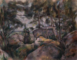 Kiviä metsässä, 1890-luku.