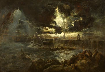 Pompejin tuho, n. 1835 (öljy kankaalle)