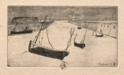 Kuusi etsausta: Treport, 1895.