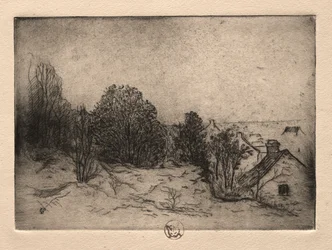 Kuusi etsausta: Vesnots, Auvers on the Oise, 1895.