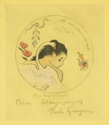Suunnittelu kiinalautaselle, 1889