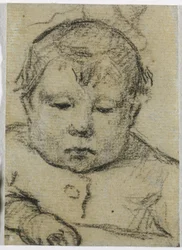 Emil Gauguin lapsena, oikea käsi ojennettuna eteen, noin 1875-76