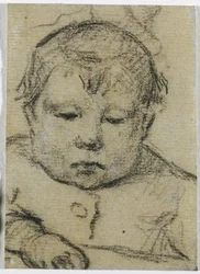Emil Gauguin lapsena, oikea käsi eteenpäin, n. 1875-1876.