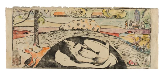 Manao tupapau (Hän ajattelee kummitusta tai Aave ajattelee häntä)