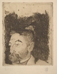 Stéphane Mallarmén muotokuva, 1891.