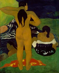 Tahitilaisten naisten kylpeminen, 1892.