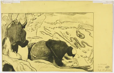 Volpini-sviitti: Naiset pesevät vaatteita verso, 1893-94.