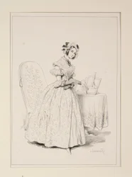 (Kotona pukeutuminen.)