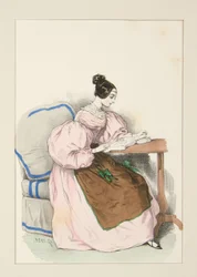 KOTONA (syyskuu 1835) Mekko skotlantilaisesta batistista, ...