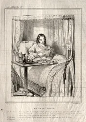 Näyttelijät: Pienessä auringonnousussa..., 1843.