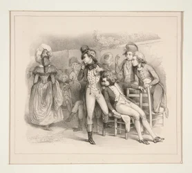 Kaunis nainen vuonna 1790
