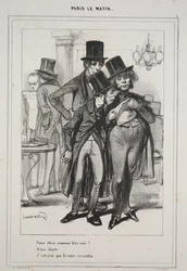 Sinut nimettiin viime yönä... sarjasta Paris Le Matin, 1839.