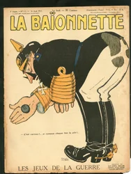 Kansi kappaleesta ”La Baionnette”, Satiirinen väreissä