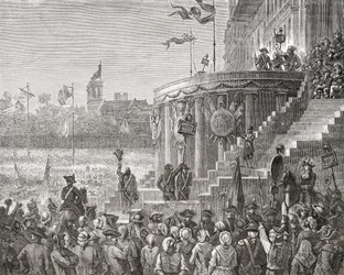 Korkeimman olennon juhla, 8. kesäkuuta 1794 Louis Blancin (1811-82) 1847-62 "Histoire de la Revolution Francaisesta"