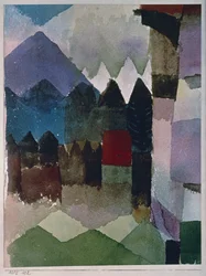 Fohn Wind Franz Marcin puutarhassa