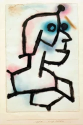 Krieger Stahlblick