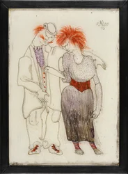 Verkommennes Paar Huono sukupuolipari, 1905.