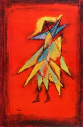 Visionary Birdman, n. 1930 (öljy kankaalle)