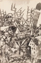 Sota vaeltelee paikkakunnan yli, 1914.