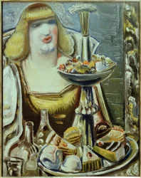 Nainen karkkia