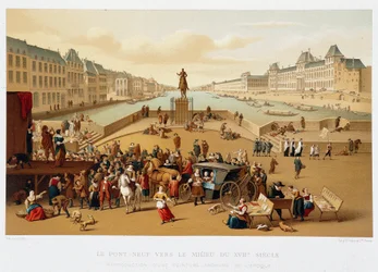 Le Pont Neuf 1600-luvun puolessa välissä, 1600-luku - Instituutiot: käyttötavat ja puvut, Ranska 1590-1700, Paul Lacroix
