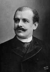 Jean de Reszke (1850-1935), puolalainen laulaja, jonka Paul Nadar on kuvannut vuosina 1885-1900, poimittu kokoelmasta Felix Potin, 500 nykyajan julkkista, oopperalaulajia ja dramaattinen Ranska